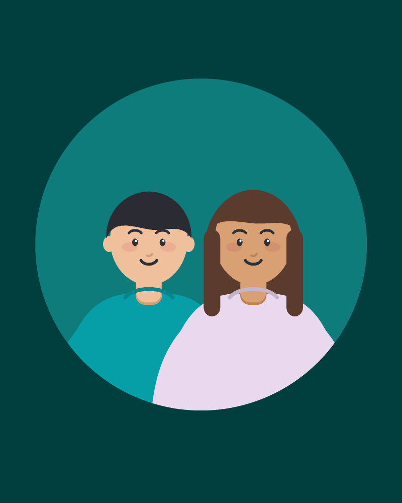 Diego Vásquez y Daniela Benavides